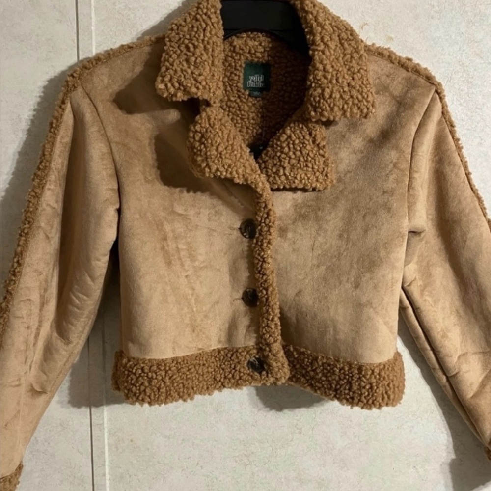Wild Fable Tan Teddy Jacket